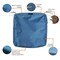 Classic Accessories Ravenna Water-Resistant 19x19x3" Patio Seat Cushion Cover, Empire Blue 60-337-010501-RT - alternate 7